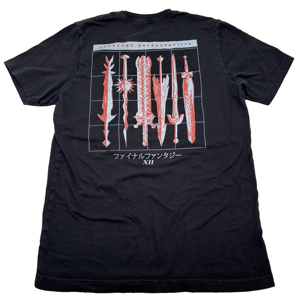 Hookshot Retrospective Final Fantasy XII Swords Graphic Print T-shirt Unisex S
